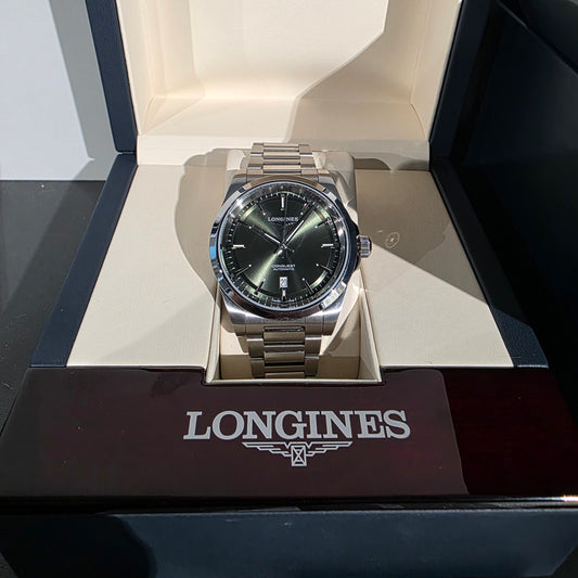 LONGINES CONQUEST L3.830.4.02.6 – Automatique 41 mm / Sunray Vert