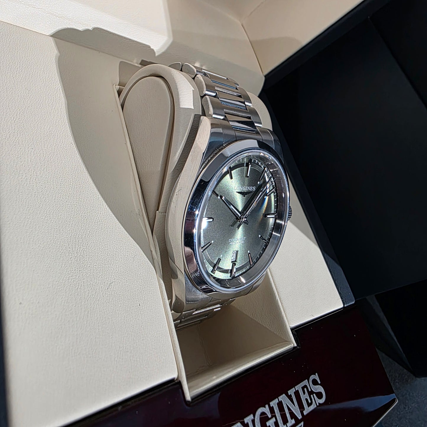 LONGINES CONQUEST L3.830.4.02.6 – Automatique 41 mm / Sunray Vert