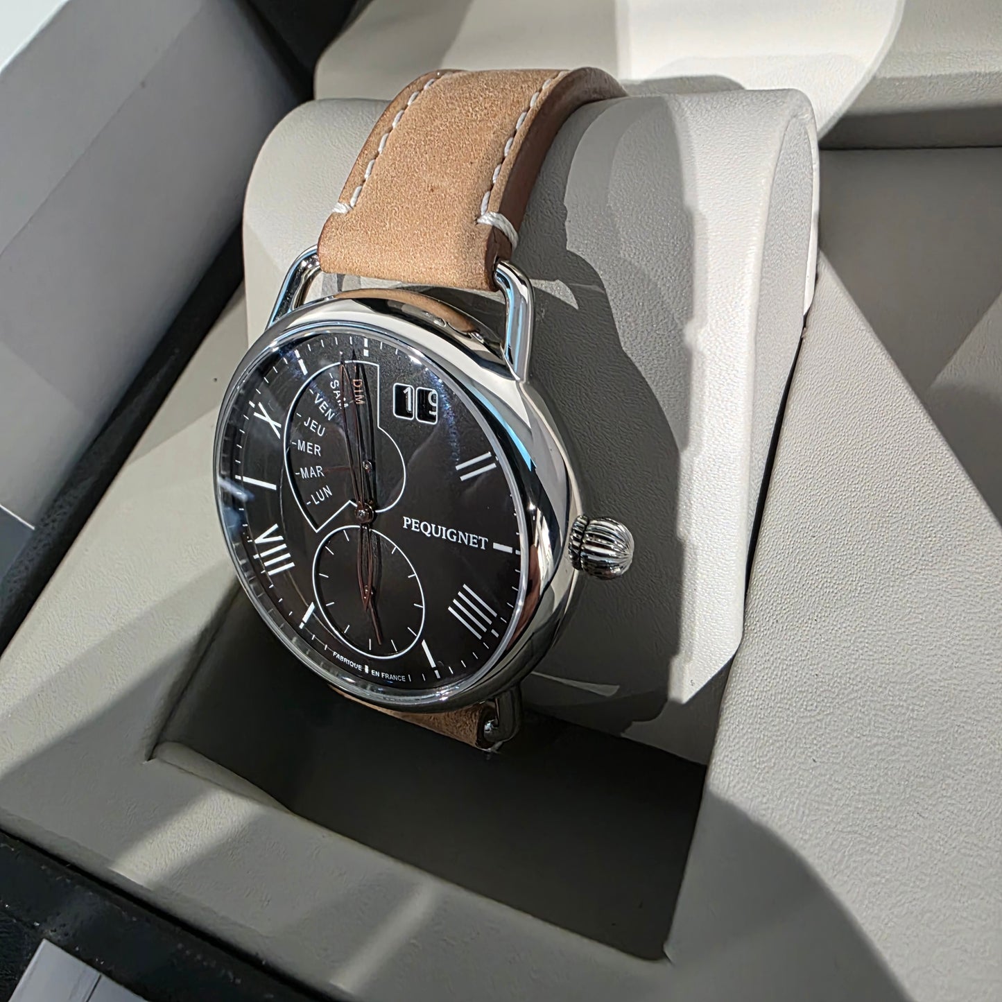 PEQUIGNET EQUUS 8350433F/T - quartz 42MM