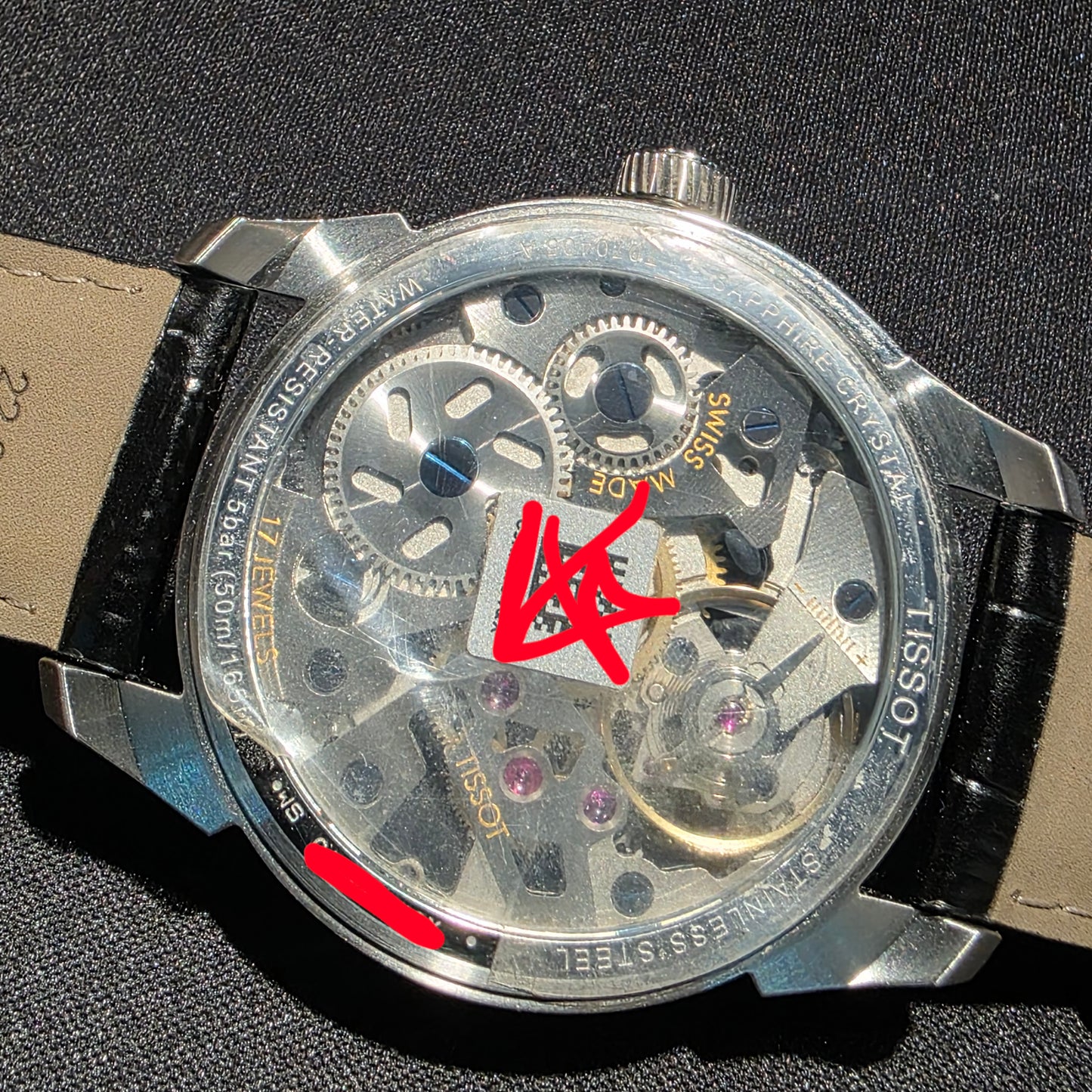 TISSOT T-COMPLICATION squelette - Réf. T070.405.16.411.00 -