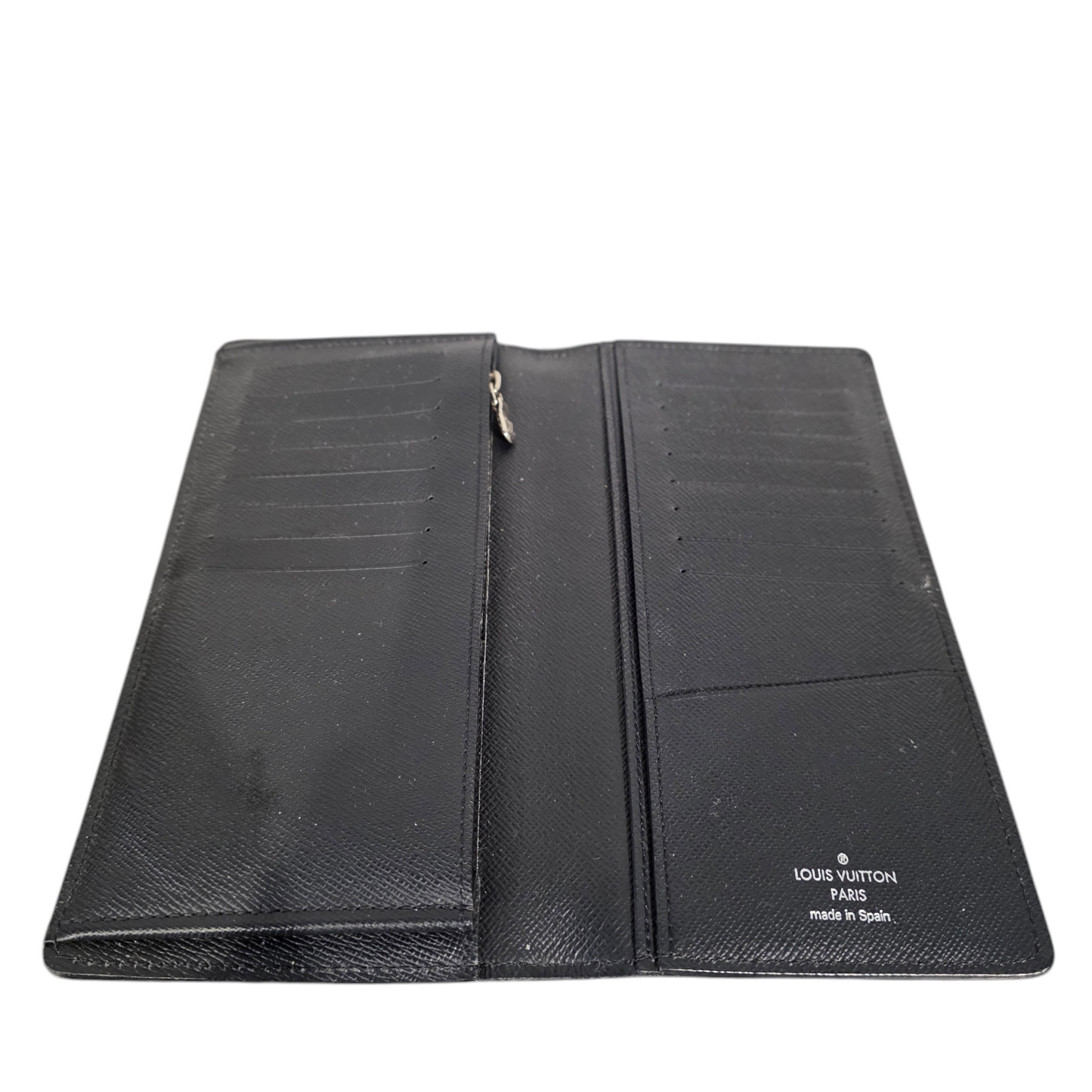 Portefeuille Louis Vuitton Brazza cuir épi noir