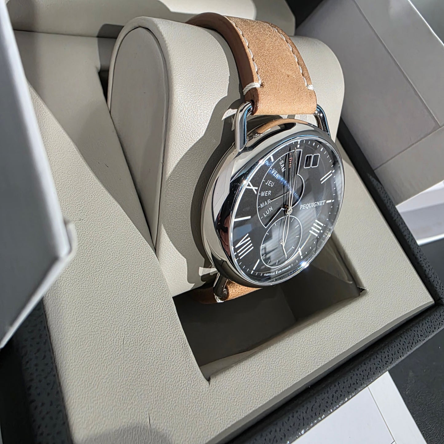 PEQUIGNET EQUUS 8350433F/T - quartz 42MM