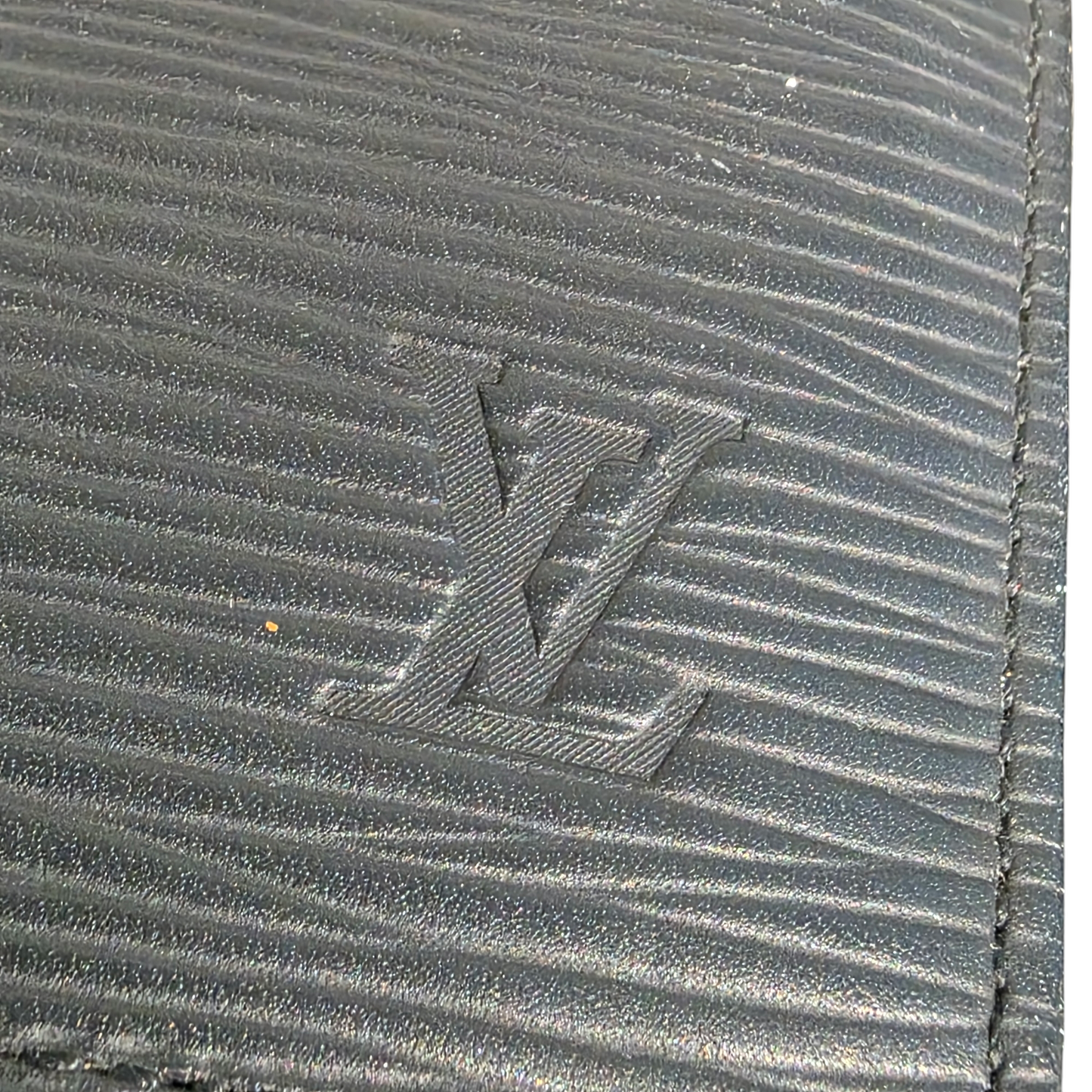 Portefeuille Louis Vuitton Brazza cuir épi noir