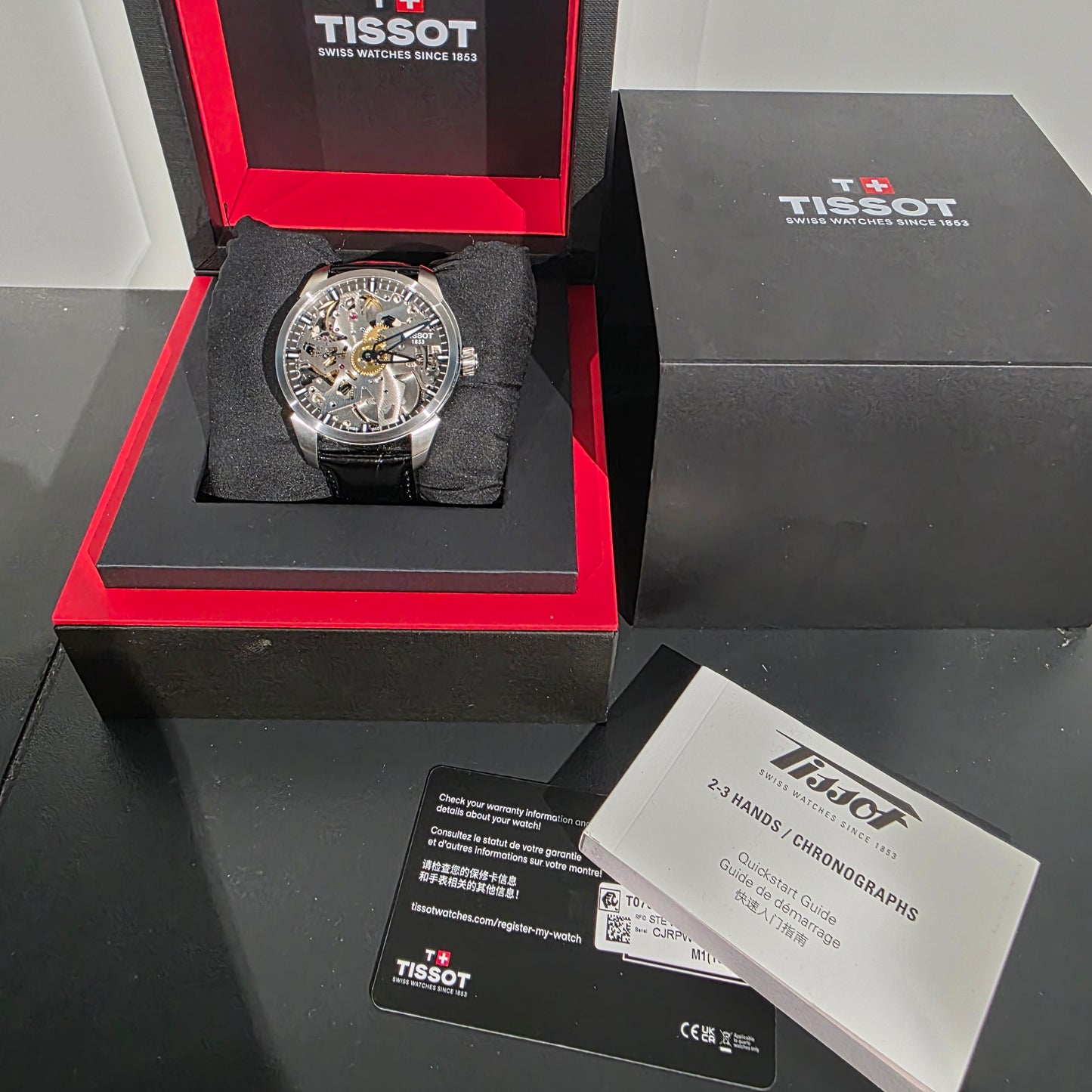 TISSOT T-COMPLICATION squelette - Réf. T070.405.16.411.00 -