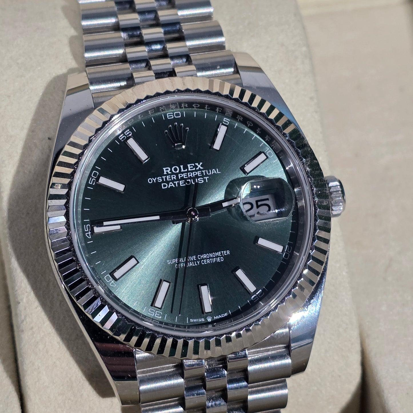 Rolex Datejust 41mm Mint Green