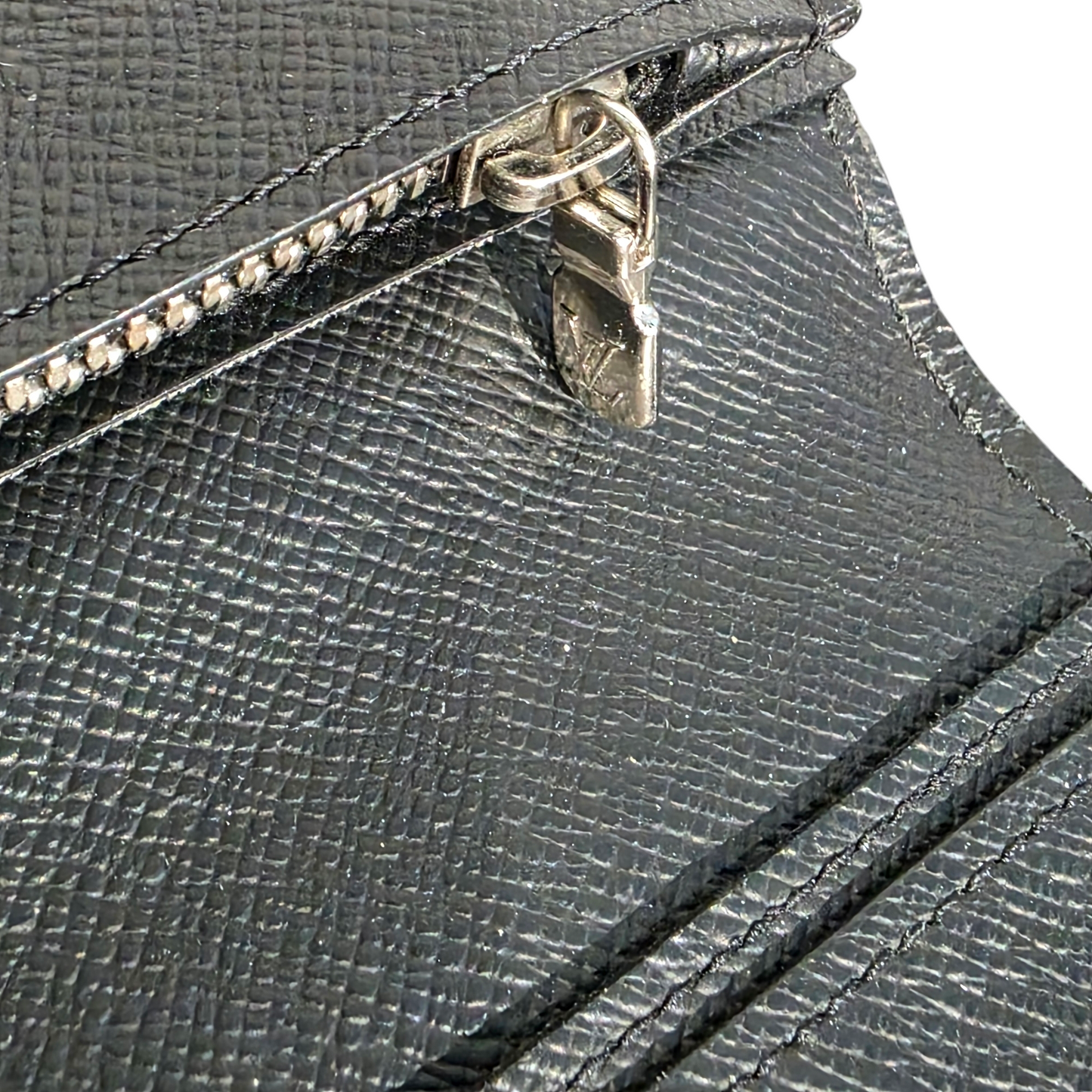 Portefeuille Louis Vuitton Brazza cuir épi noir