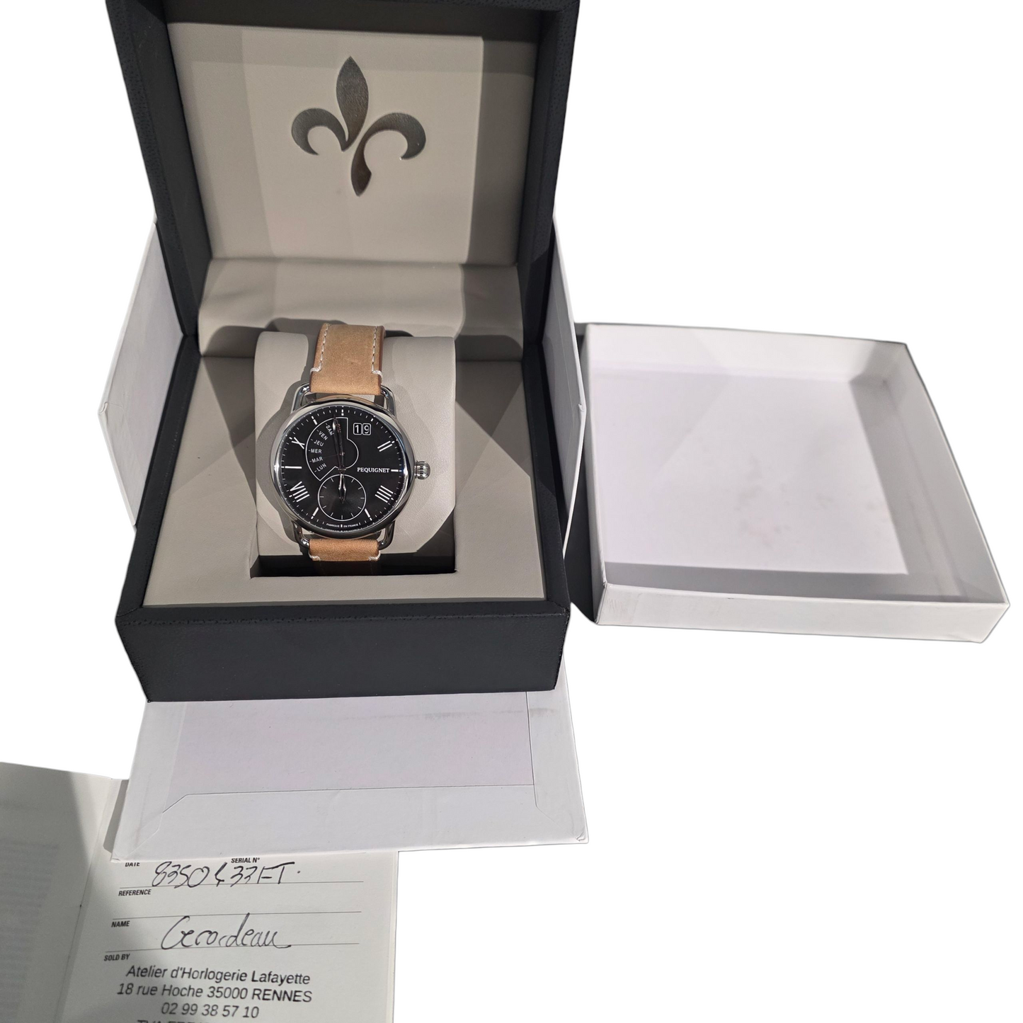 PEQUIGNET EQUUS 8350433F/T - quartz 42MM