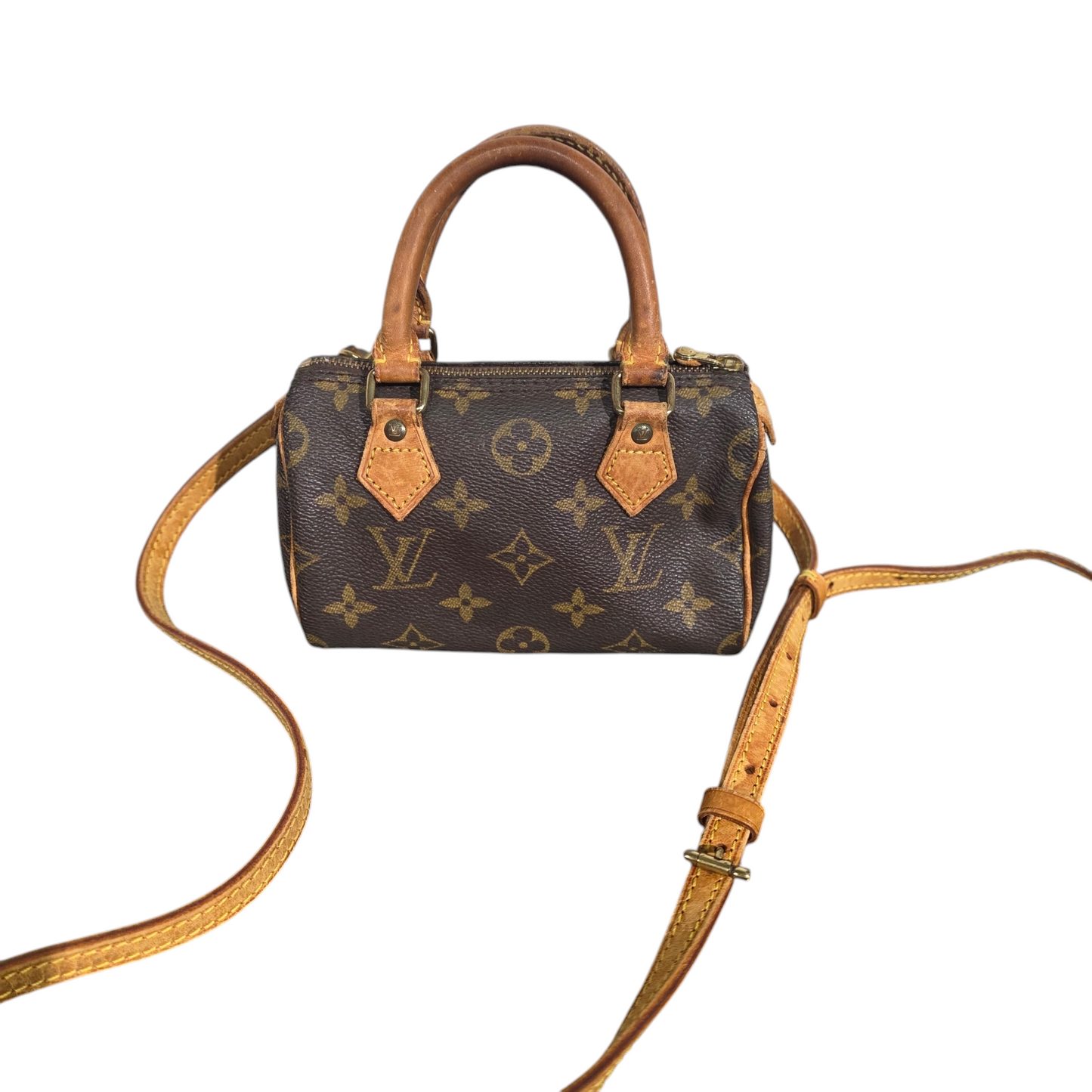 Sac Louis Vuitton Nano Speedy avec bandoulière