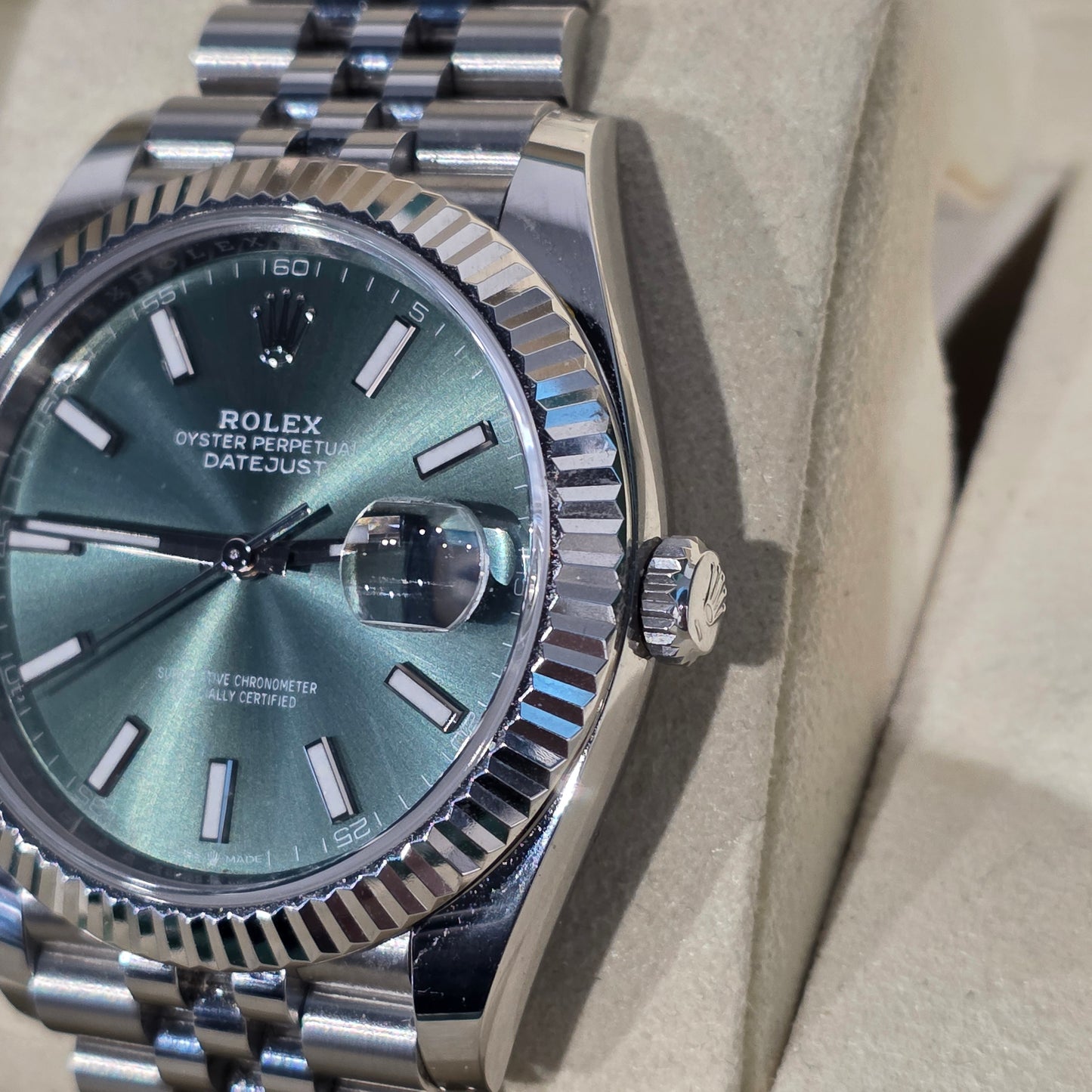 Rolex Datejust 41mm Mint Green